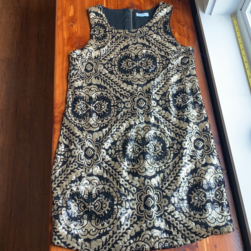 Jun & Ivy sequin dress zip up back. Like brand new